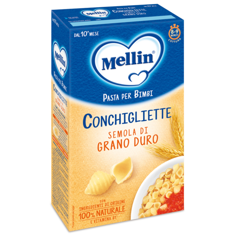 mellin conchigliette 100% grano duro 280 gr
